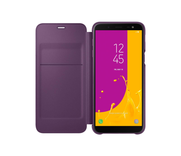Etui Wallet Cover do Samsung Galaxy J6 fioletowe - 456995 - zdjęcie 3